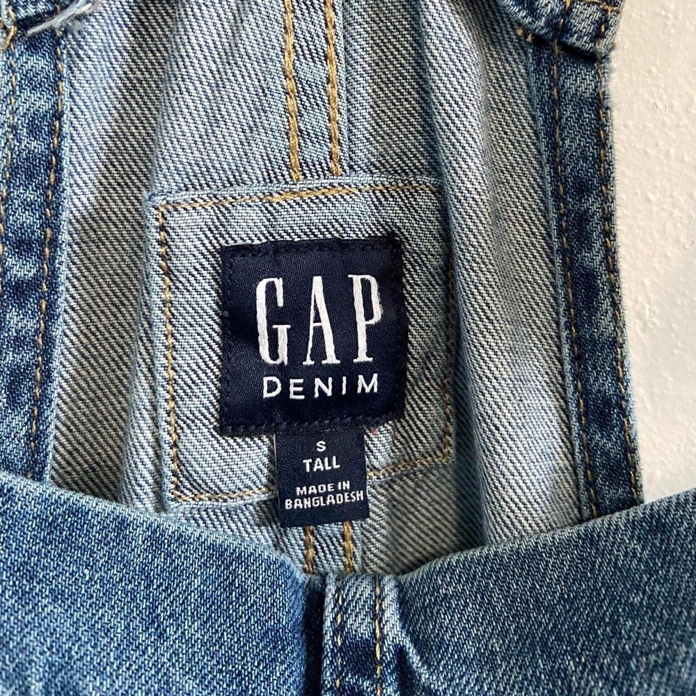 Gap Relaxed Denim Overalls with Washwell - Picture 7 of 10